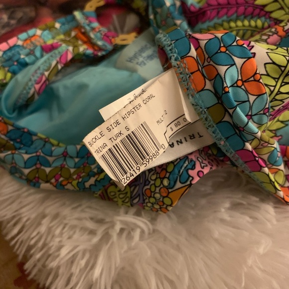 Trina Turk side buckle hipster multi bikini bottom - Picture 9 of 11